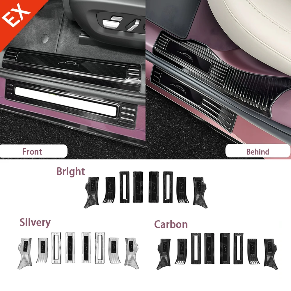 For Xiaomi YU7 2025 Accessories Car Door Sill Scuff Plate Welcome Pedal Protection Trim Stainless Black Silver Carbon
For Xiaomi YU7 2025 Accessories Car Door Sill Scuff Plate Welcome Pedal Protection Trim Stainless Black Silver Carbon