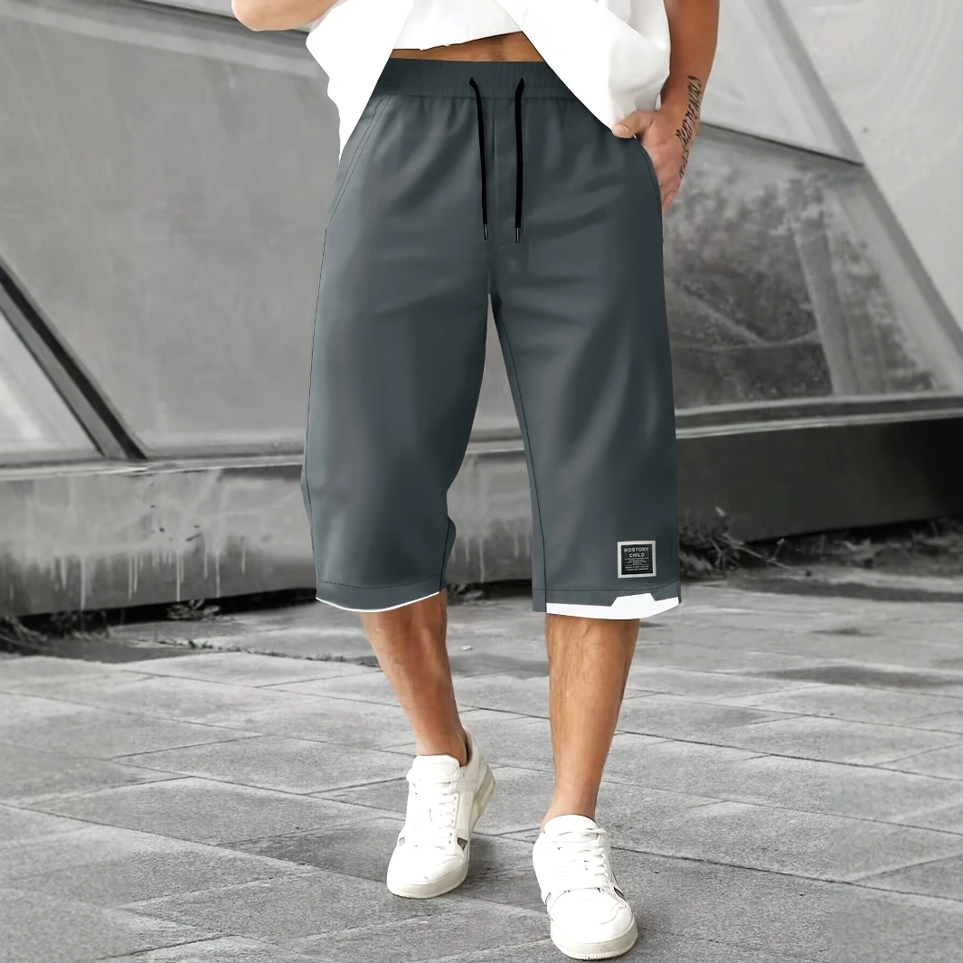 Men Stylish Summer Drawstring Faux Two Piece Casual Three-Quarter Sports Shorts Suitable for Outdoor Activities Comfortable And
Men Stylish Summer Drawstring Faux Two Piece Casual Three-Quarter Sports Shorts Suitable for Outdoor Activities Comfortable And