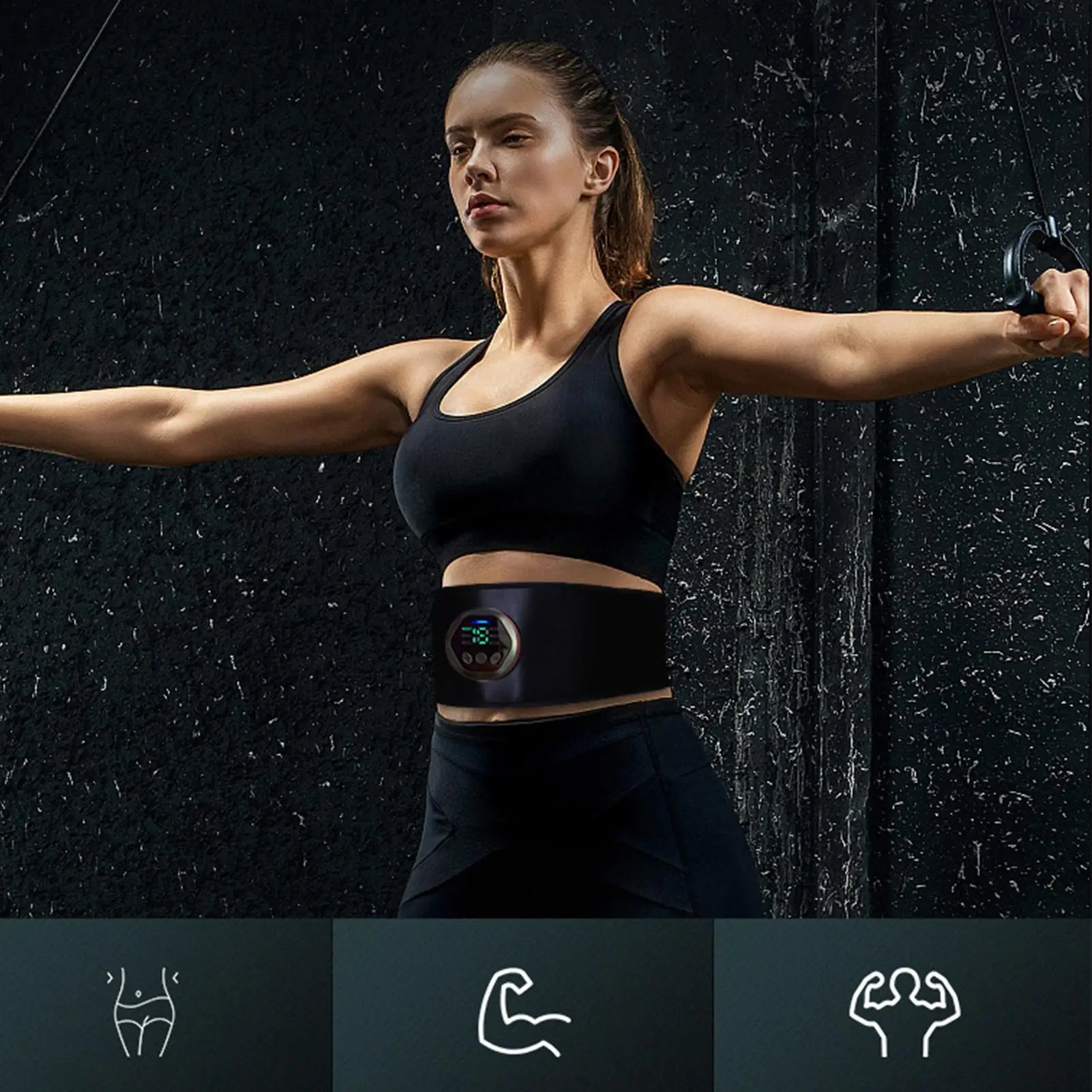 Массажер для брюшного пресса, перезаряжаемый стимулятор для тренировки пресса, 18 настройков интенсивности, 6 режимов массажа, умный тренажер для мышц для фитнеса
Массажер для брюшного пресса, перезаряжаемый стимулятор для тренировки пресса, 18 настройков интенсивности, 6 режимов массажа, умный тренажер для мышц для фитнеса