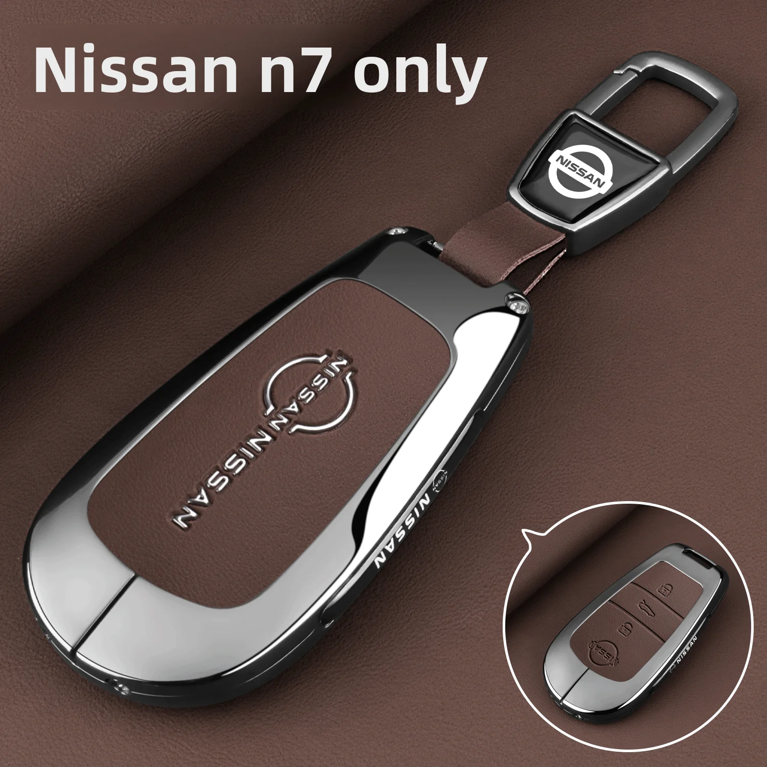 Suitable for Dongfeng Nissan N7 key protection cover, 2025 Nissan n7 car MAX/Pro dedicated high-end metal shell buckle for men
Suitable for Dongfeng Nissan N7 key protection cover, 2025 Nissan n7 car MAX/Pro dedicated high-end metal shell buckle for men