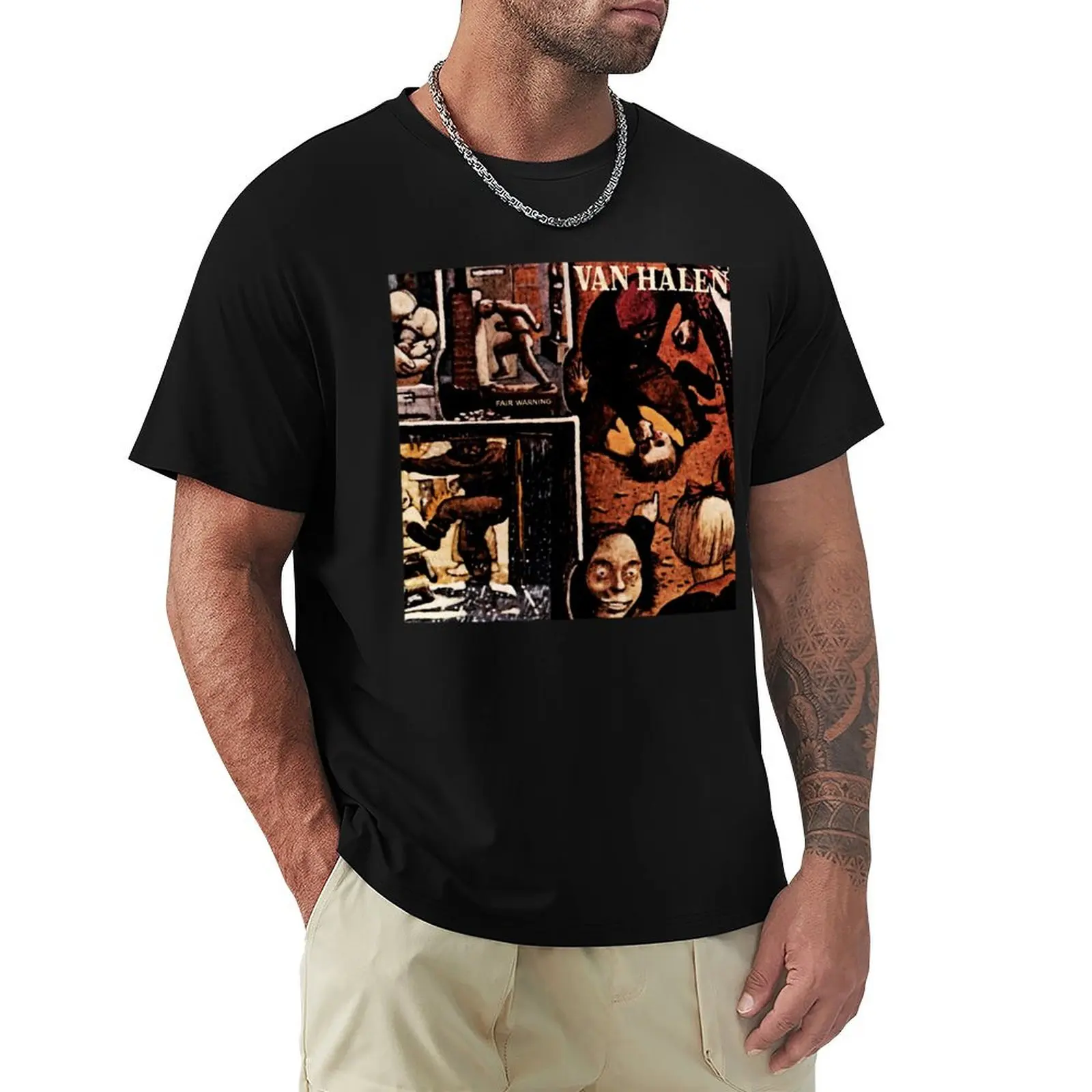 Fair Warning Album Cover Van Halen T-Shirt graphic shirts anime mens workout shirts
Fair Warning Album Cover Van Halen T-Shirt graphic shirts anime mens workout shirts
