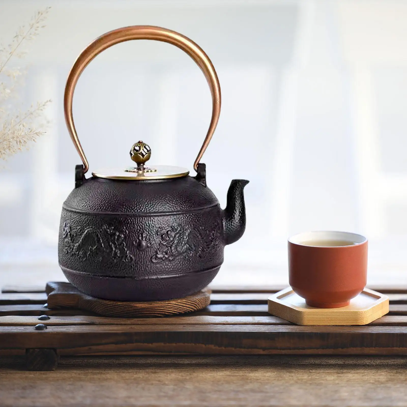 Cast Iron Teapot Tea Ceremony Accessories Large Capacity Water Kettle Tea Kettle for Outdoor Boiling Water Tea House Picnic Home
Cast Iron Teapot Tea Ceremony Accessories Large Capacity Water Kettle Tea Kettle for Outdoor Boiling Water Tea House Picnic Home