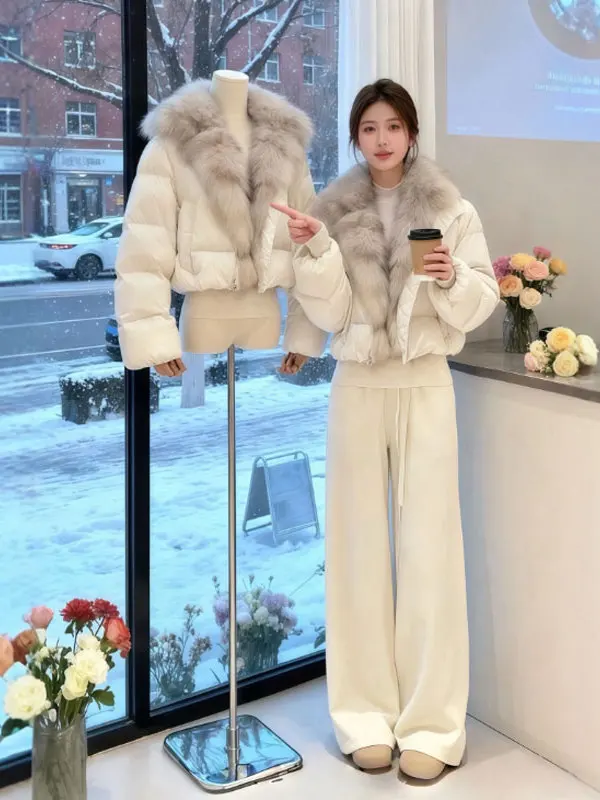 Корейская уникальная укороченная хлопковая куртка свободного кроя с длинными рукавами для женщин: модное зимнее пальто, удобная дышащая повседневная верхняя одежда
Корейская уникальная укороченная хлопковая куртка свободного кроя с длинными рукавами для женщин: модное зимнее пальто, удобная дышащая повседневная верхняя одежда