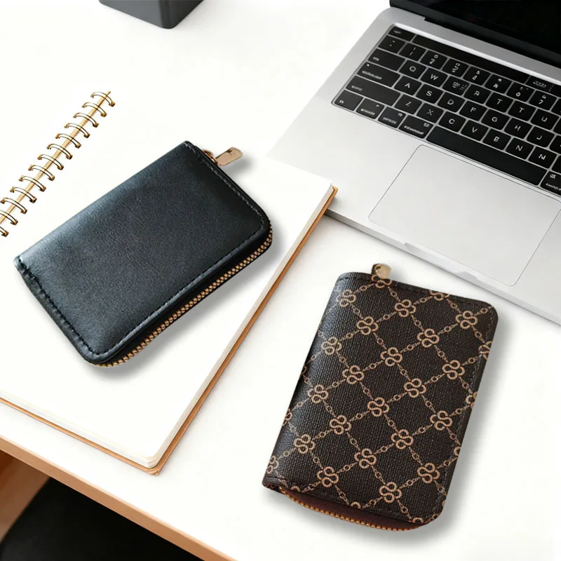 Zipper Card Holder Wallet PU Leather Bag For Credit Card ID Card Cash For Daily Use Travel And Office Black And Floral Patterns
Zipper Card Holder Wallet PU Leather Bag For Credit Card ID Card Cash For Daily Use Travel And Office Black And Floral Patterns