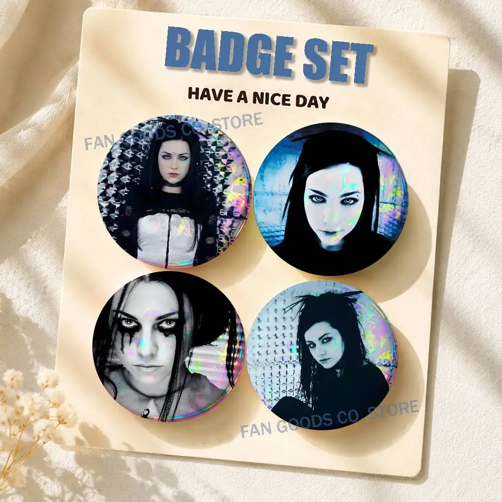 E-Evanescence Fallen A-Amy Lee 2piece set Pin Backpack Clothes Jewelry Accessories Round Brooch Button Badge Fan Collection Gift
E-Evanescence Fallen A-Amy Lee 2piece set Pin Backpack Clothes Jewelry Accessories Round Brooch Button Badge Fan Collection Gift