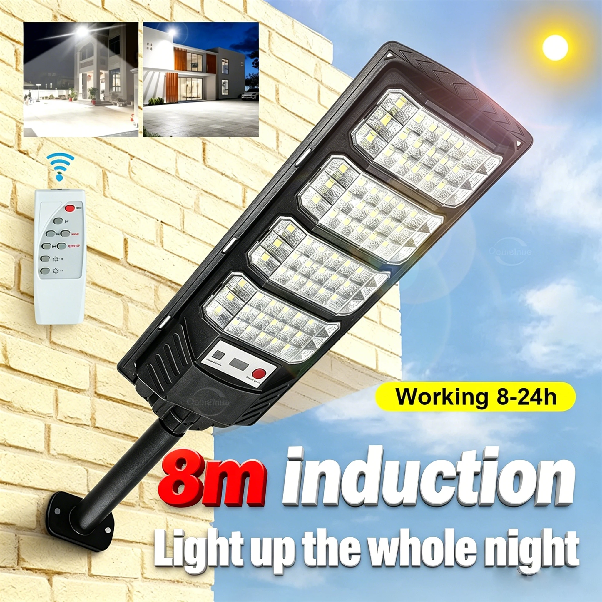 Solar LED Outdoor Lighting Motion Sensor Super Bright Wall Lamp Waterproof Exterior Solar Lamp for Garden Street
Solar LED Outdoor Lighting Motion Sensor Super Bright Wall Lamp Waterproof Exterior Solar Lamp for Garden Street