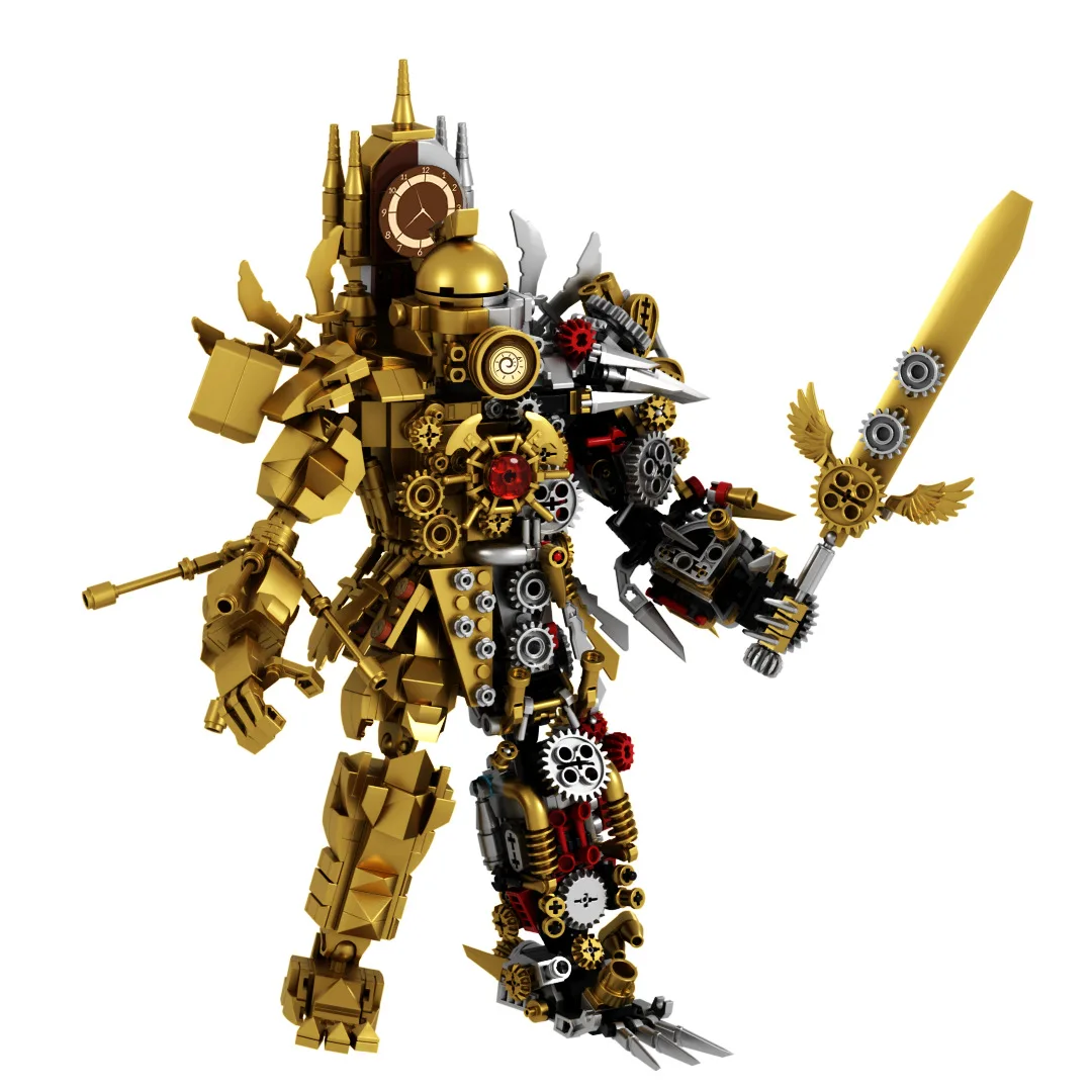 1030PCS Skibidi Toilet Giant Upgraded Titan Semi perspective skeleton Gold Clock King Building Blocks DIY Assembled Bricks Toys
1030PCS Skibidi Toilet Giant Upgraded Titan Semi perspective skeleton Gold Clock King Building Blocks DIY Assembled Bricks Toys