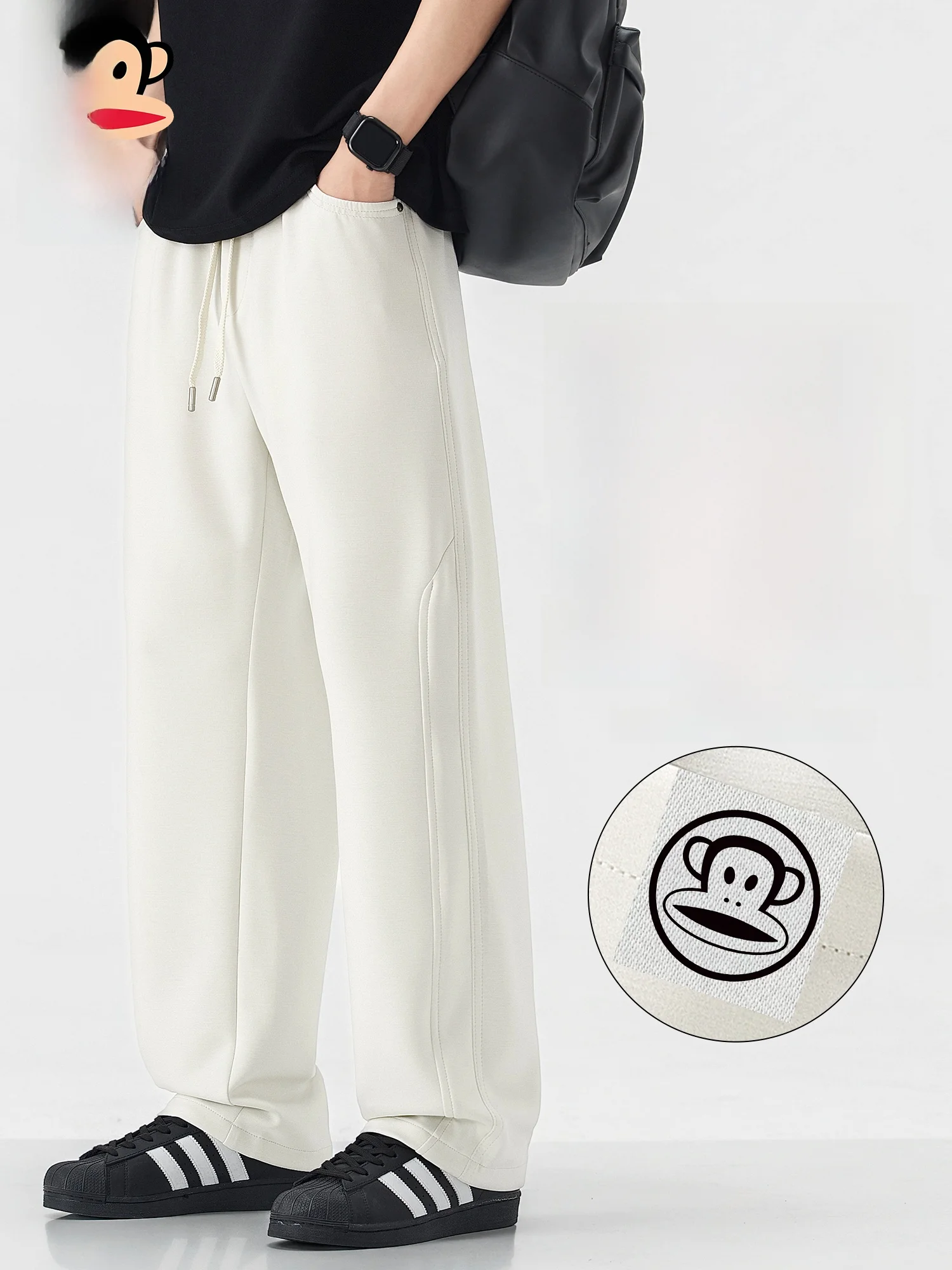 PaulFrank Retro Straight Leg Casual Pants Men Spring Loose Pure Color Spor Trousers Comfortable Fit Polyester Fiber
PaulFrank Retro Straight Leg Casual Pants Men Spring Loose Pure Color Spor Trousers Comfortable Fit Polyester Fiber