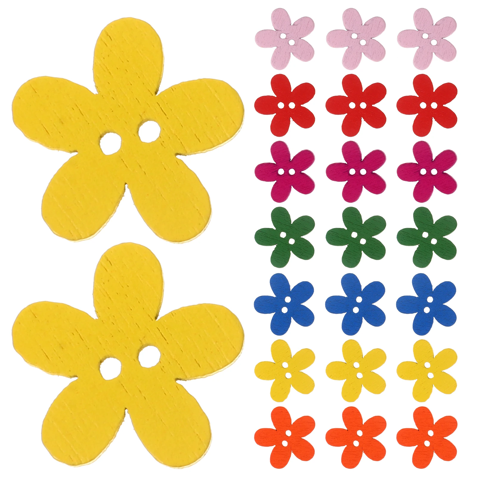 100pcs Colorful Plum Blossom Buttons Flower Shapes Craft Projects Wooden Embellishments Sewing Scrapbook Gifts
100pcs Colorful Plum Blossom Buttons Flower Shapes Craft Projects Wooden Embellishments Sewing Scrapbook Gifts