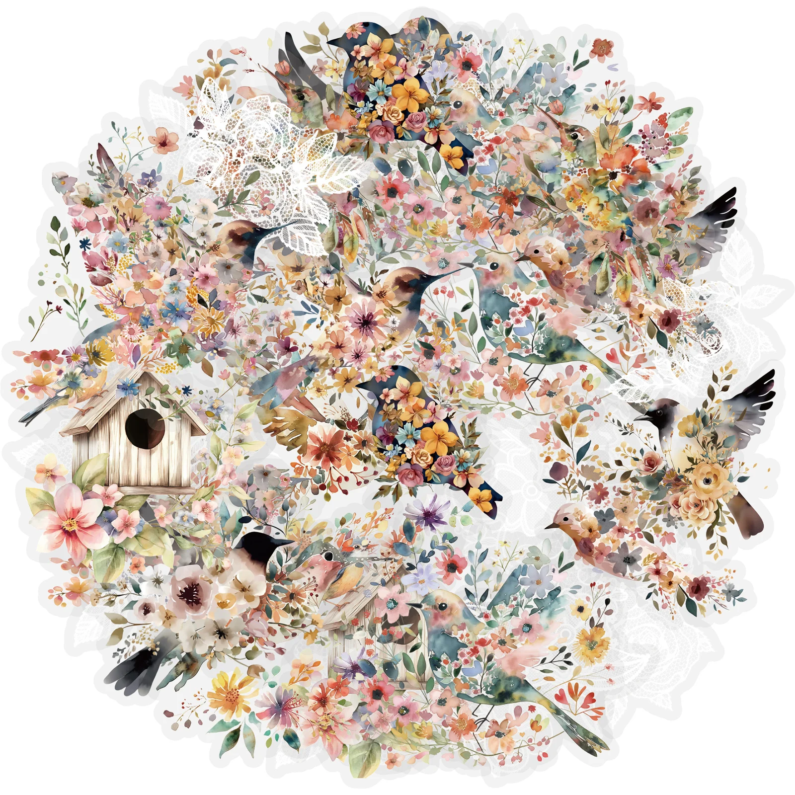Etori Life Cloudy Blossoms Watercolor Bird Lace Journal Decoration Stickers Ins Style Simple Decorative Stickers for Laptops, Phone Stickers, Luggage, Scrapbooking Supplies, Office Decoration Accessories, Room Decoration, Vintage Party, Student Stationery
Etori Life Cloudy Blossoms Watercolor Bird Lace Journal Decoration Stickers Ins Style Simple Decorative Stickers for Laptops, Phone Stickers, Luggage, Scrapbooking Supplies, Office Decoration Accessories, Room Decoration, Vintage Party, Student Stationery
