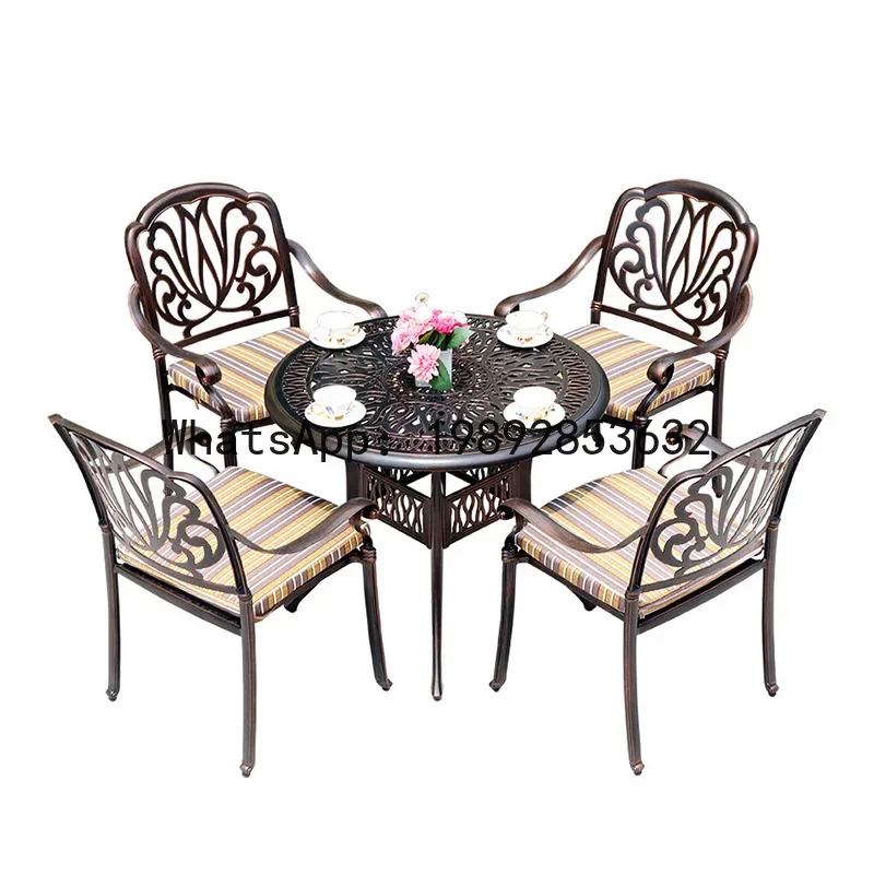 X-12 Outdoor Leisure Cast Aluminum Table and Chairs Tables and Chairs Open-air Balcony Garden Dining Tables and Chairs
X-12 Outdoor Leisure Cast Aluminum Table and Chairs Tables and Chairs Open-air Balcony Garden Dining Tables and Chairs