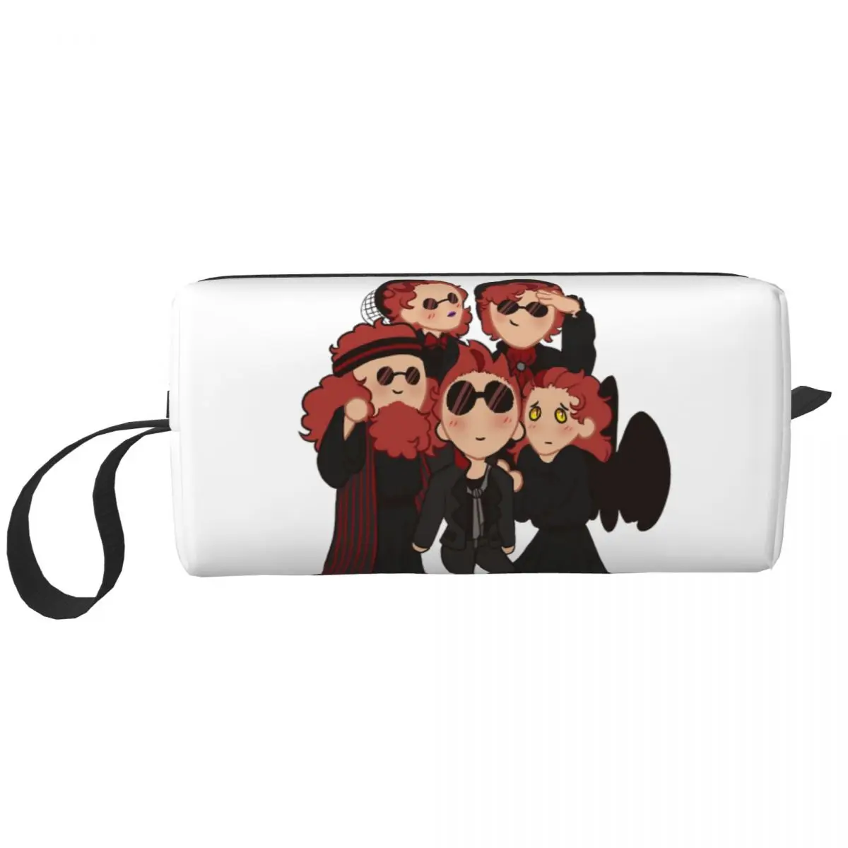 Косметичка Good Omens для женщин, дорожная Повседневная Сумочка для демонов, органайзер для туалетных принадлежностей
Косметичка Good Omens для женщин, дорожная Повседневная Сумочка для демонов, органайзер для туалетных принадлежностей