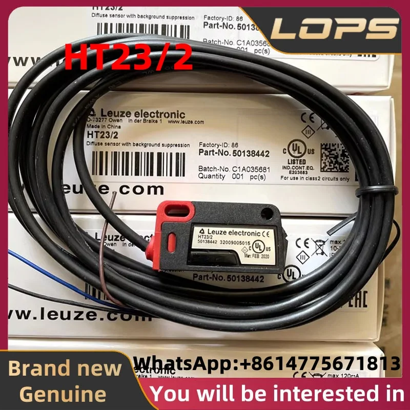 Новый оригинальный фотоэлектрический датчик Leuze HT23/2 (50138442) для систем промышленной автоматизации
Новый оригинальный фотоэлектрический датчик Leuze HT23/2 (50138442) для систем промышленной автоматизации