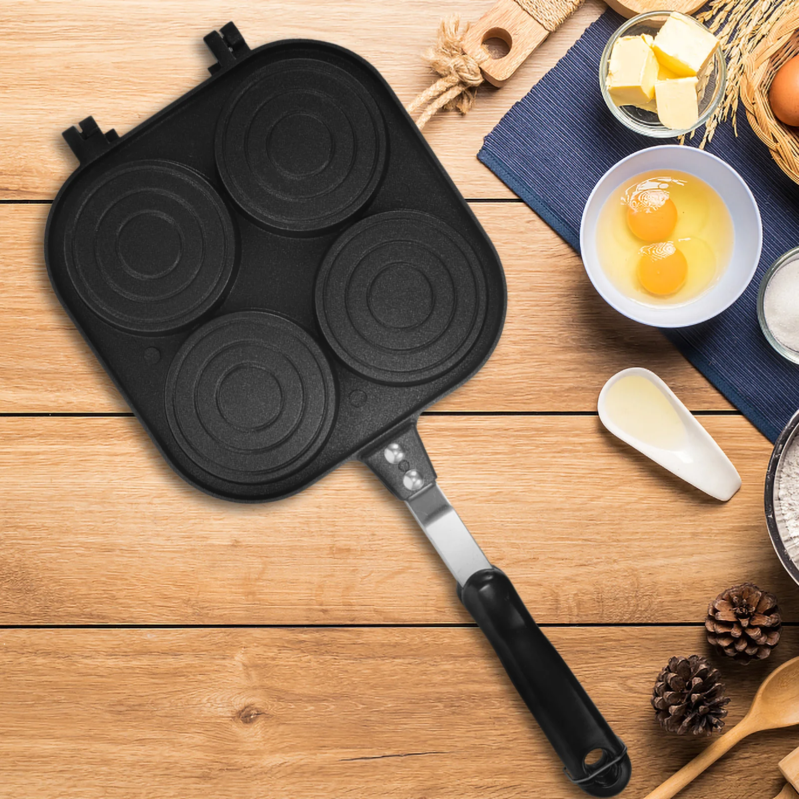 Wheel Pie Pan Egg Frying Supplies Cooking Tool Creative Cooker Non-stick Aluminum Alloy
Wheel Pie Pan Egg Frying Supplies Cooking Tool Creative Cooker Non-stick Aluminum Alloy
