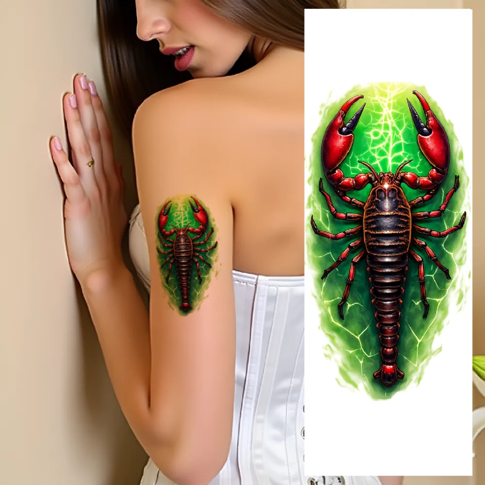 9pcs Temporary Tattoo Lion Colorful Realism Scorpion Bear Realistic Temporary Tattoos Dragon For Back Adults Arms
9pcs Temporary Tattoo Lion Colorful Realism Scorpion Bear Realistic Temporary Tattoos Dragon For Back Adults Arms