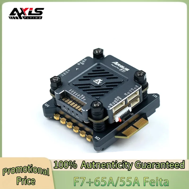Axisflying Argus Pro 55A/ 65A & F7 STACK Dustproof and Waterproof IP54 Support X8 16MB Black box M3-30.5*30.5mm For RC FPV Drone
Axisflying Argus Pro 55A/ 65A & F7 STACK Dustproof and Waterproof IP54 Support X8 16MB Black box M3-30.5*30.5mm For RC FPV Drone