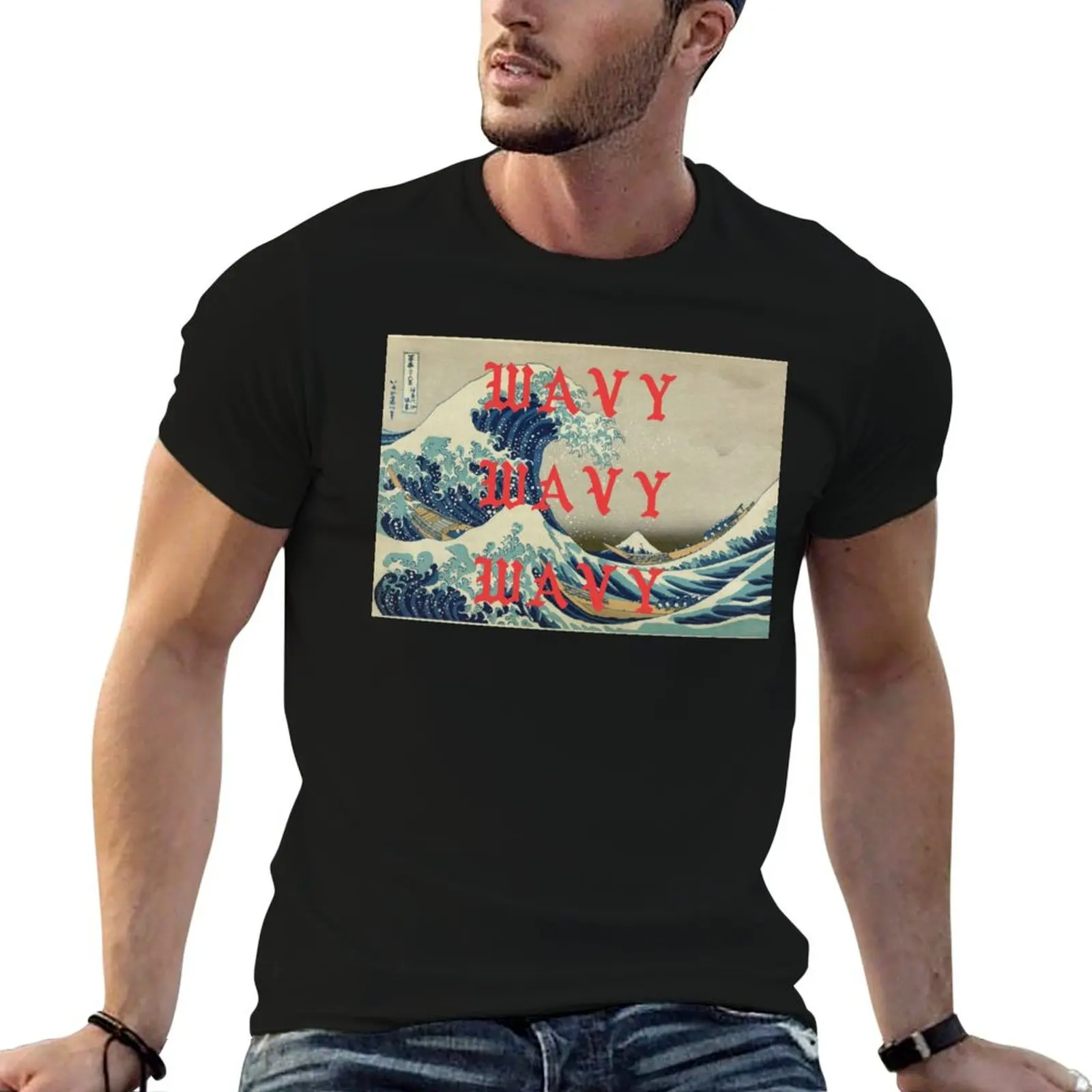 WAVY WAVY WAVY / KANYE T-Shirt summer clothes plus sizes t shirt men 100℅ cotton
WAVY WAVY WAVY / KANYE T-Shirt summer clothes plus sizes t shirt men 100℅ cotton