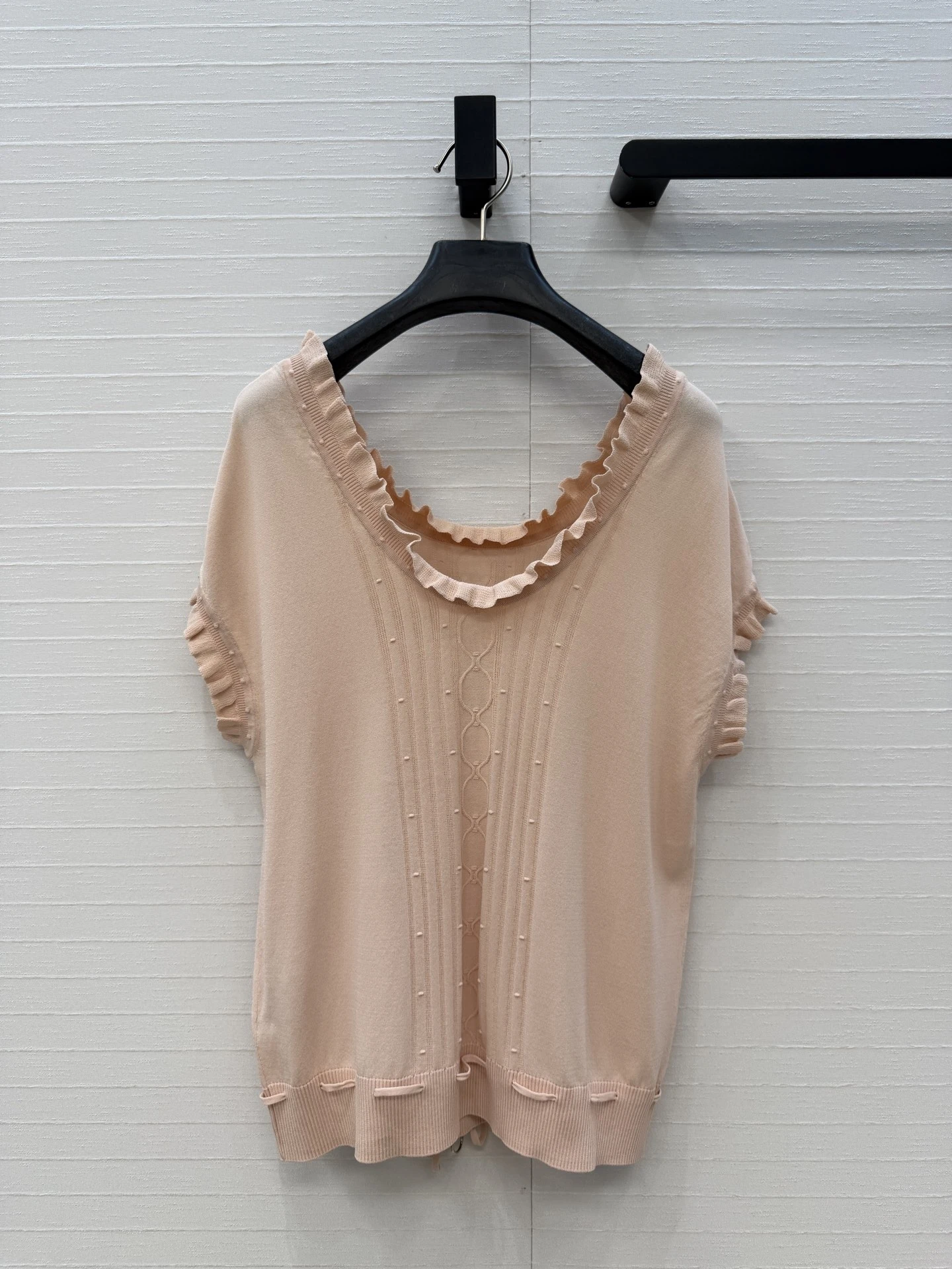 Original Quality Spring Summer New Knitted Top Large round Neck Waist Corduroy Shoulder Drop Cords Modal Fabric Loose Fit Wom...
Original Quality Spring Summer New Knitted Top Large round Neck Waist Corduroy Shoulder Drop Cords Modal Fabric Loose Fit Wom...