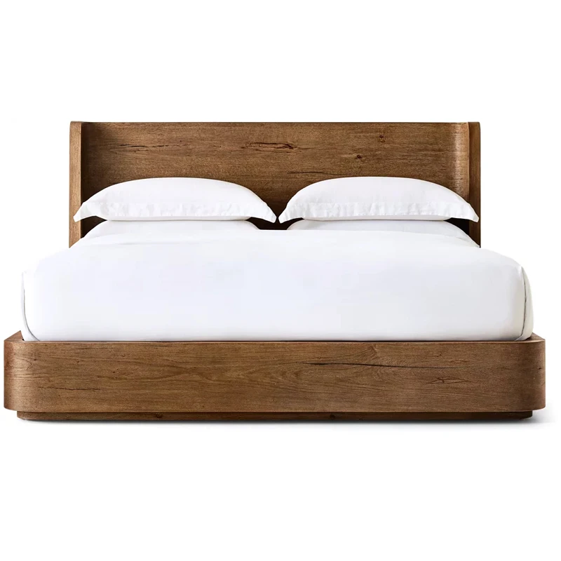 Modern Design Interior Furniture Home Furniture Bedroom Solid Wood Bed Hotel Minimalist Wooden Bed
Modern Design Interior Furniture Home Furniture Bedroom Solid Wood Bed Hotel Minimalist Wooden Bed