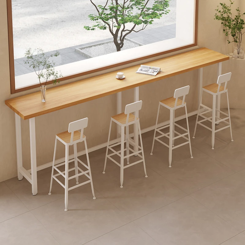 Wooden Coffee Bar Table Side High Standing Long Modern Bar Table Restaurant Living Room Mesa Comedor Kitchen Furniture LJ50BT
Wooden Coffee Bar Table Side High Standing Long Modern Bar Table Restaurant Living Room Mesa Comedor Kitchen Furniture LJ50BT