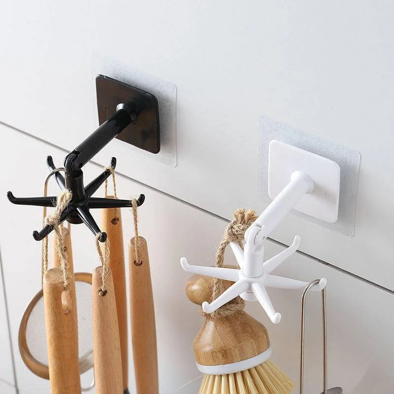 360 Degrees Rotated Multi-Purpose Hook Self Adhesive Home Kitchen Hook for Organizer Storage Spoon Hanger Accessories
360 Degrees Rotated Multi-Purpose Hook Self Adhesive Home Kitchen Hook for Organizer Storage Spoon Hanger Accessories