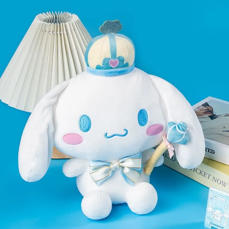 Sanrio Plush Toys 28cm Interest Cinnamoroll Whit Crown Bow Decorations Dolls High Quality Comfort Anime Plush Lovely Gift
Sanrio Plush Toys 28cm Interest Cinnamoroll Whit Crown Bow Decorations Dolls High Quality Comfort Anime Plush Lovely Gift