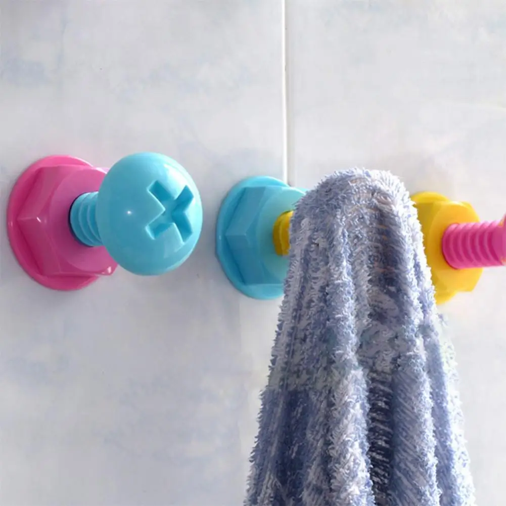 3Pcs Wall Hook Screw Shape Punch Free Hat Clothes Back Door Kids Hanger Umbrella Bag Clothing Towel Hanger Home Supplies
3Pcs Wall Hook Screw Shape Punch Free Hat Clothes Back Door Kids Hanger Umbrella Bag Clothing Towel Hanger Home Supplies