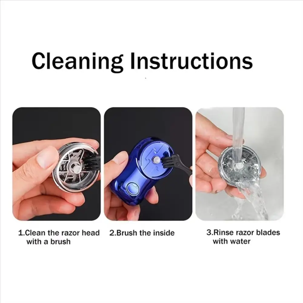 Cordless Mini Electric Shaver USB Rechargeable LED digital display Men Electric Shaver Compact Waterproof Face Hair Remover Tool
Cordless Mini Electric Shaver USB Rechargeable LED digital display Men Electric Shaver Compact Waterproof Face Hair Remover Tool