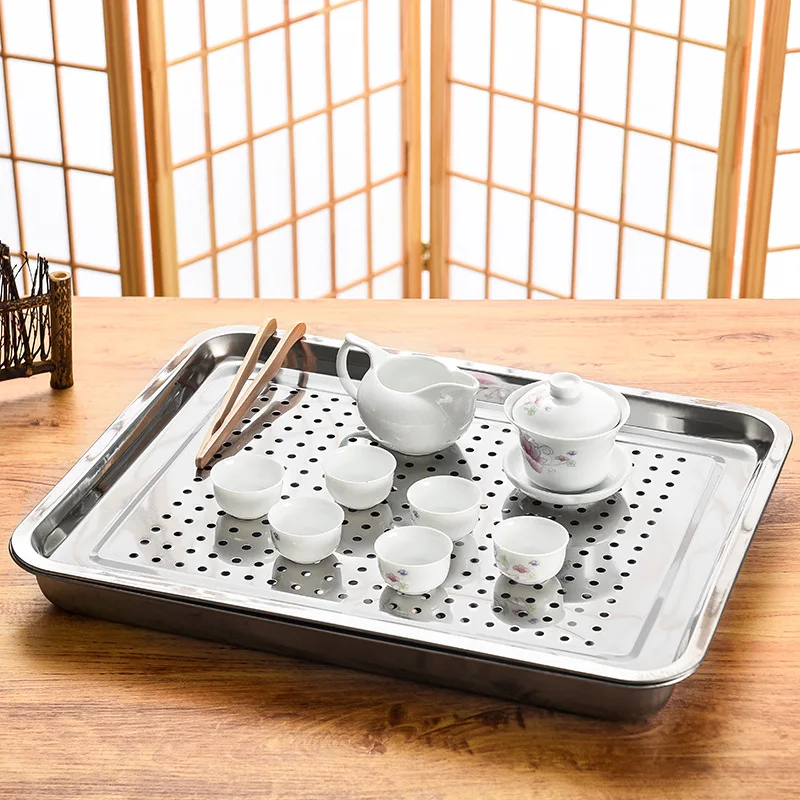 Stainless Steel Tea Tray Thickened with Magnetic Pool Water Storage Double-layer Perforated Drain Tray Teaware Trueen Infuser
Stainless Steel Tea Tray Thickened with Magnetic Pool Water Storage Double-layer Perforated Drain Tray Teaware Trueen Infuser