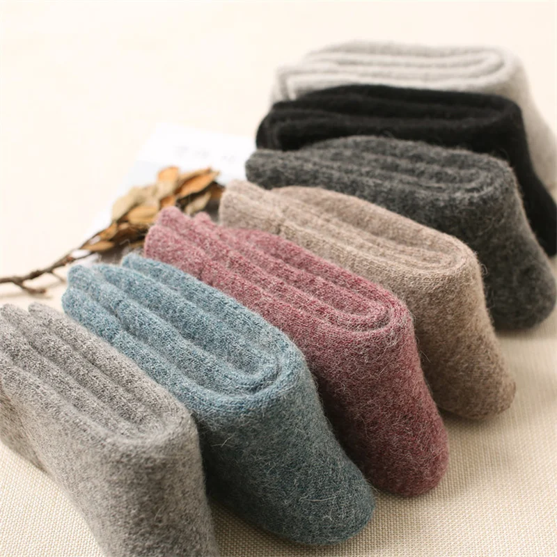 Winter Women Solid Color Wool Socks Super Thicken Keep Warm Snow Cotton Socks Fashion Resist Cold Soft Floor Sport Socks Gifts
Winter Women Solid Color Wool Socks Super Thicken Keep Warm Snow Cotton Socks Fashion Resist Cold Soft Floor Sport Socks Gifts