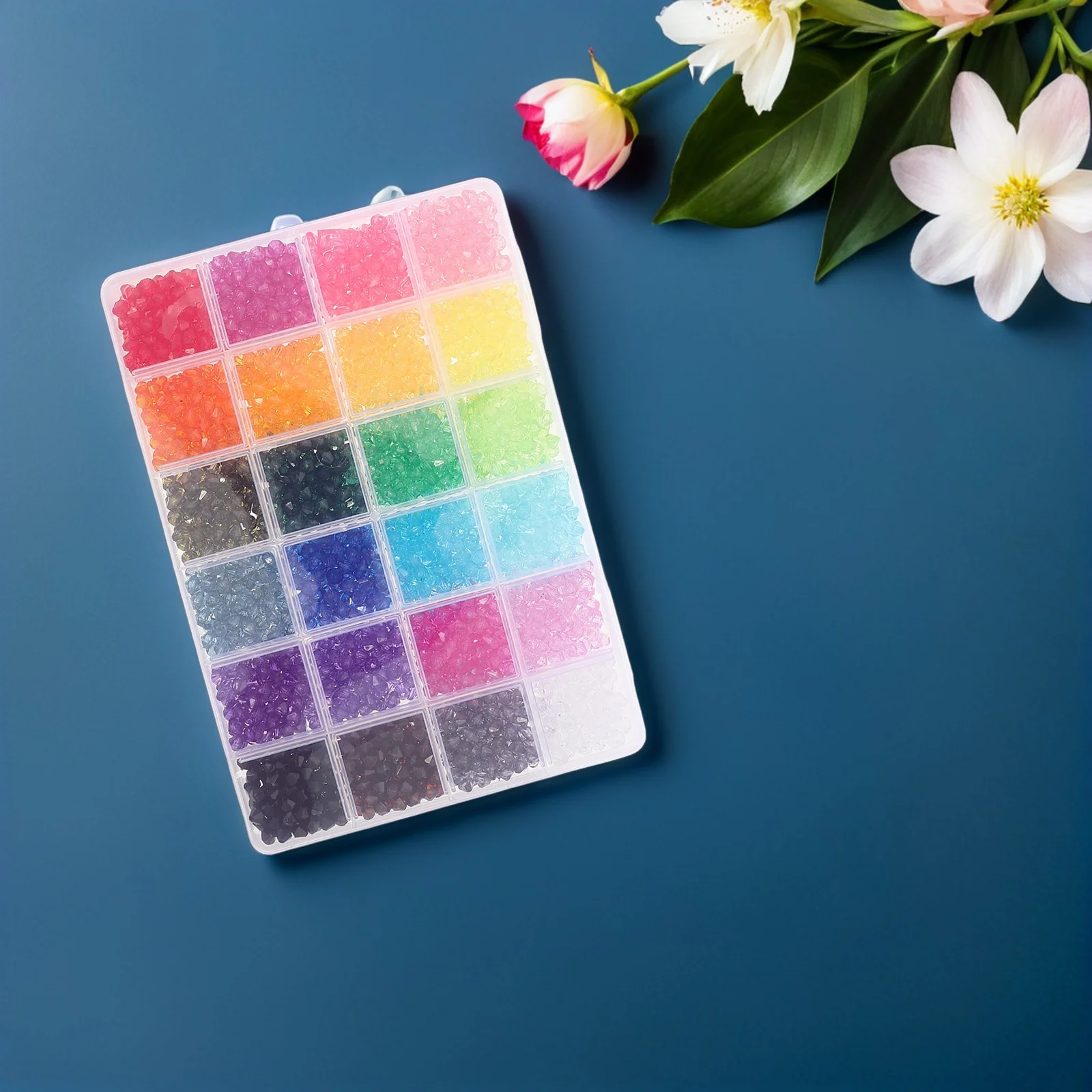 2160Pcs Crystal Acrylic Beads 6Mm Faceted Multicolor Beads Jewelry Making Supplies Bracelets Necklace Earring DIY Crafts
2160Pcs Crystal Acrylic Beads 6Mm Faceted Multicolor Beads Jewelry Making Supplies Bracelets Necklace Earring DIY Crafts