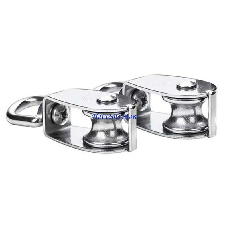 X37E M25 Single Pulley Block 304 Stainless Steel Wheel Pulley Block Wire Rope Cranes
X37E M25 Single Pulley Block 304 Stainless Steel Wheel Pulley Block Wire Rope Cranes