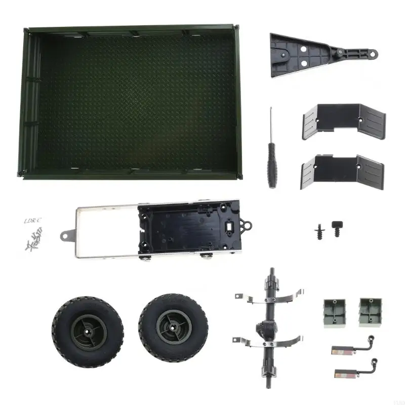 4XBD Upgrade Trailer DIY Part Set For WPL 1/12 Military Truck Car DIY Accessories
4XBD Upgrade Trailer DIY Part Set For WPL 1/12 Military Truck Car DIY Accessories