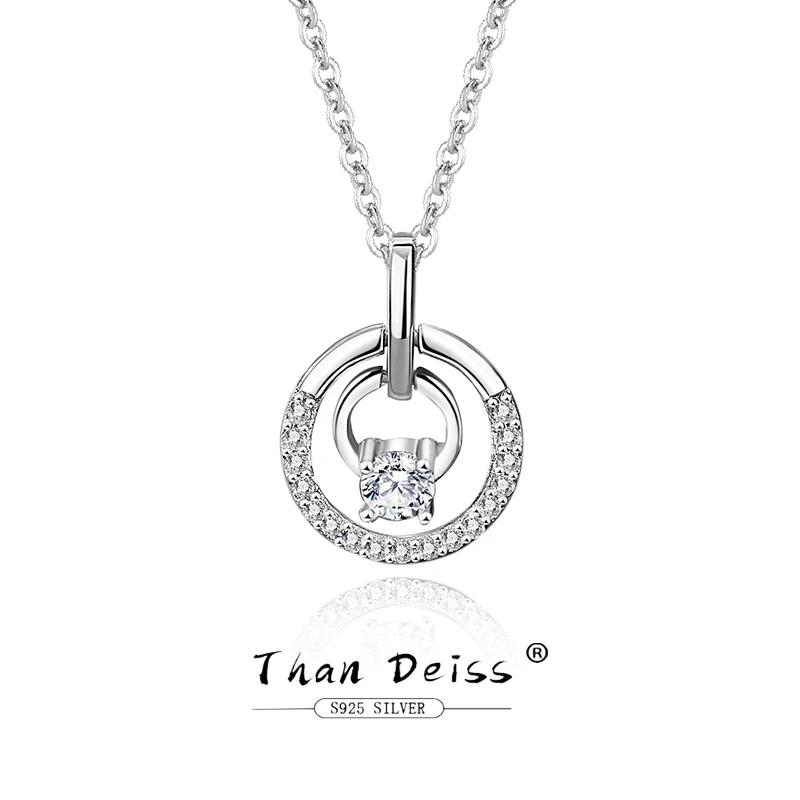 925 Sterling Silver Moissanite Necklace For Women Classic Charm Double Circle Shaped Silver Pendant Fine Jewelry First Choice
925 Sterling Silver Moissanite Necklace For Women Classic Charm Double Circle Shaped Silver Pendant Fine Jewelry First Choice