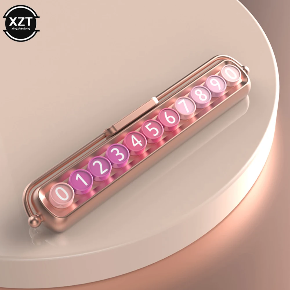 Car Moving Telephone Number Plate Interior Decor Pink Ornaments Auto Concealed Luminous Temporary Parking Card Accessories Girls
Car Moving Telephone Number Plate Interior Decor Pink Ornaments Auto Concealed Luminous Temporary Parking Card Accessories Girls