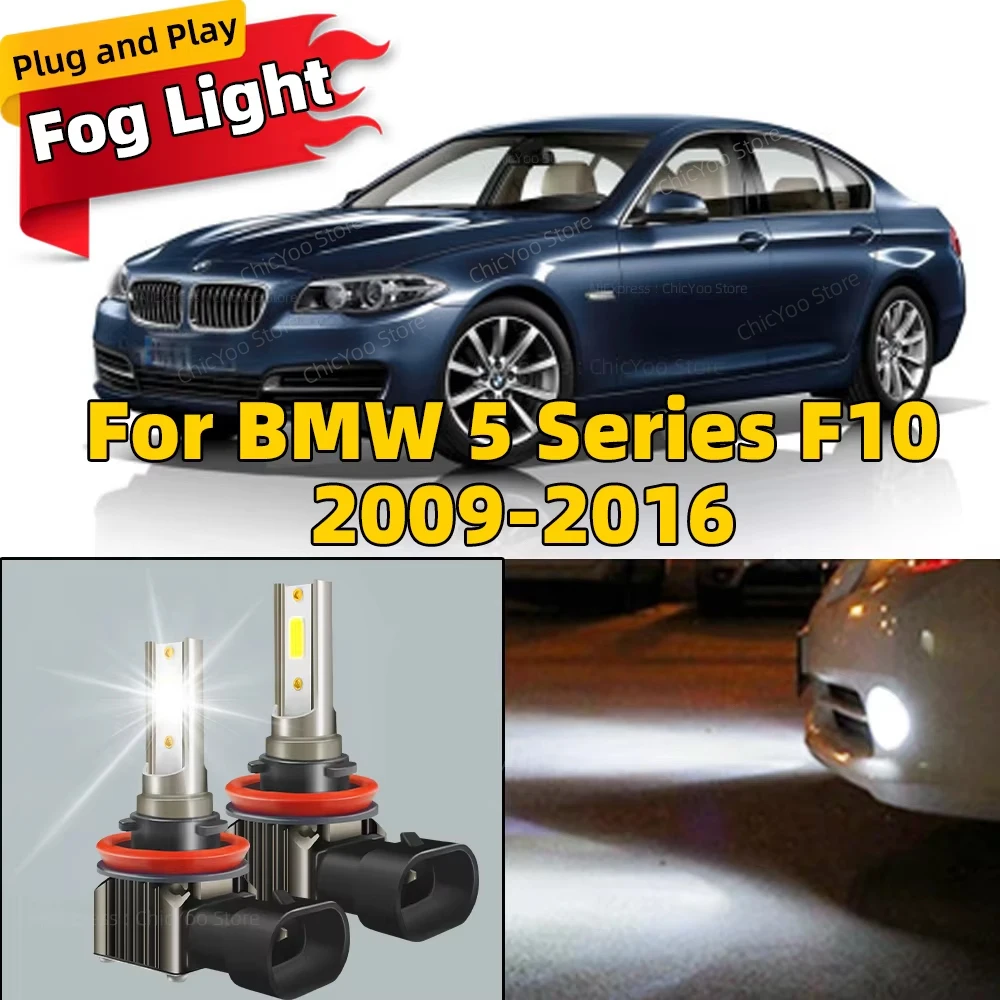 2Pcs LED Car Fog Lights Bulb Canbus Driving Lamp Plug and Play For BMW 5 Series F10 2009 2010 2011 2012 2013 2014 2015 2016
2Pcs LED Car Fog Lights Bulb Canbus Driving Lamp Plug and Play For BMW 5 Series F10 2009 2010 2011 2012 2013 2014 2015 2016