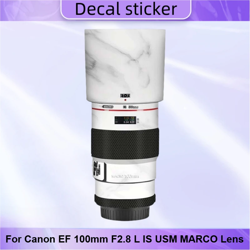 Защитная виниловая пленка-наклейка для объектива Canon EF 100mm F2.8 L IS USM MARCO, защитное покрытие для корпуса объектива, защитная пленка-декаль для EF100 F/2.8
Защитная виниловая пленка-наклейка для объектива Canon EF 100mm F2.8 L IS USM MARCO, защитное покрытие для корпуса объектива, защитная пленка-декаль для EF100 F/2.8
