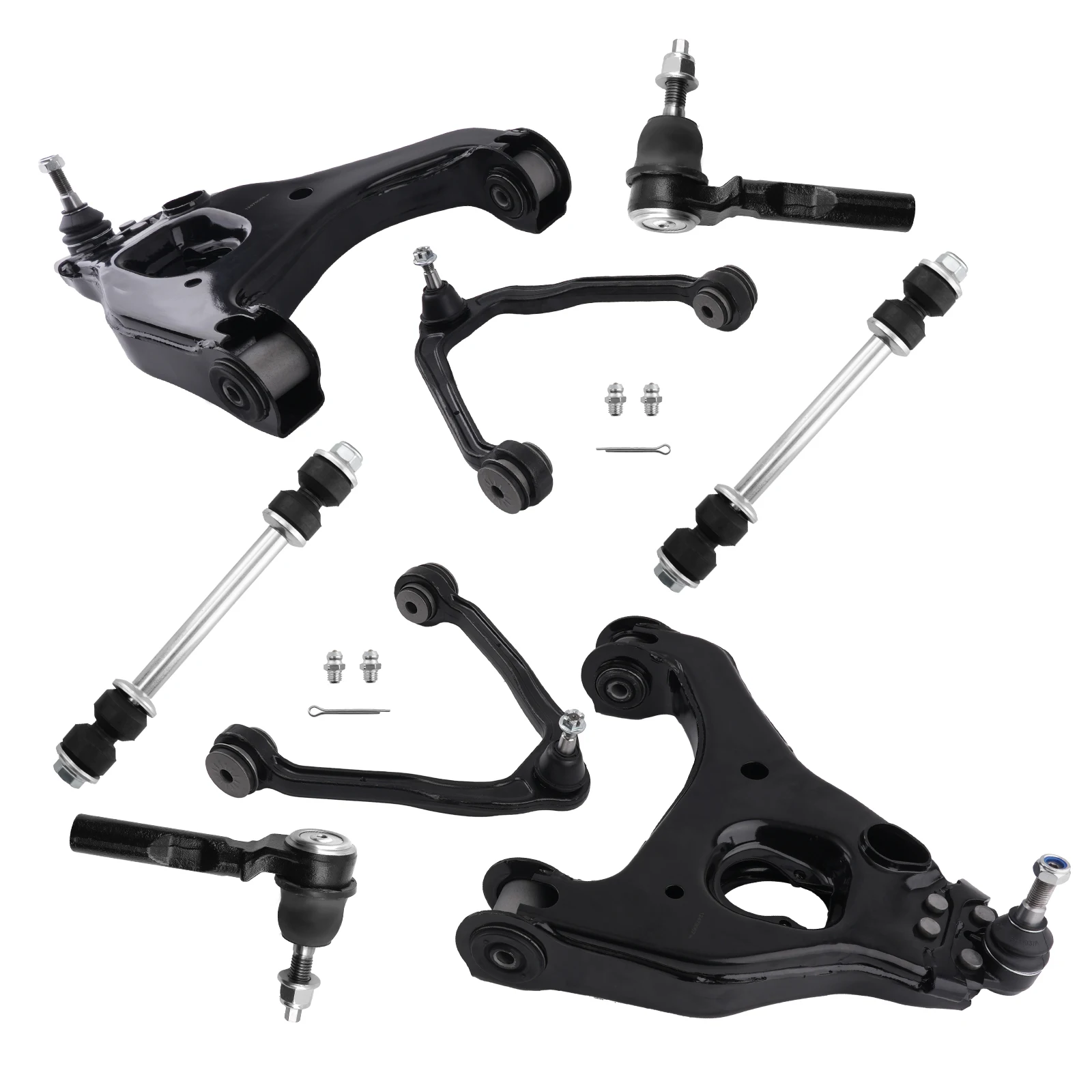 8x Front Upper Lower Control Arms Sway Bars For 1999-2006 Chevy Silverado 1500
8x Front Upper Lower Control Arms Sway Bars For 1999-2006 Chevy Silverado 1500