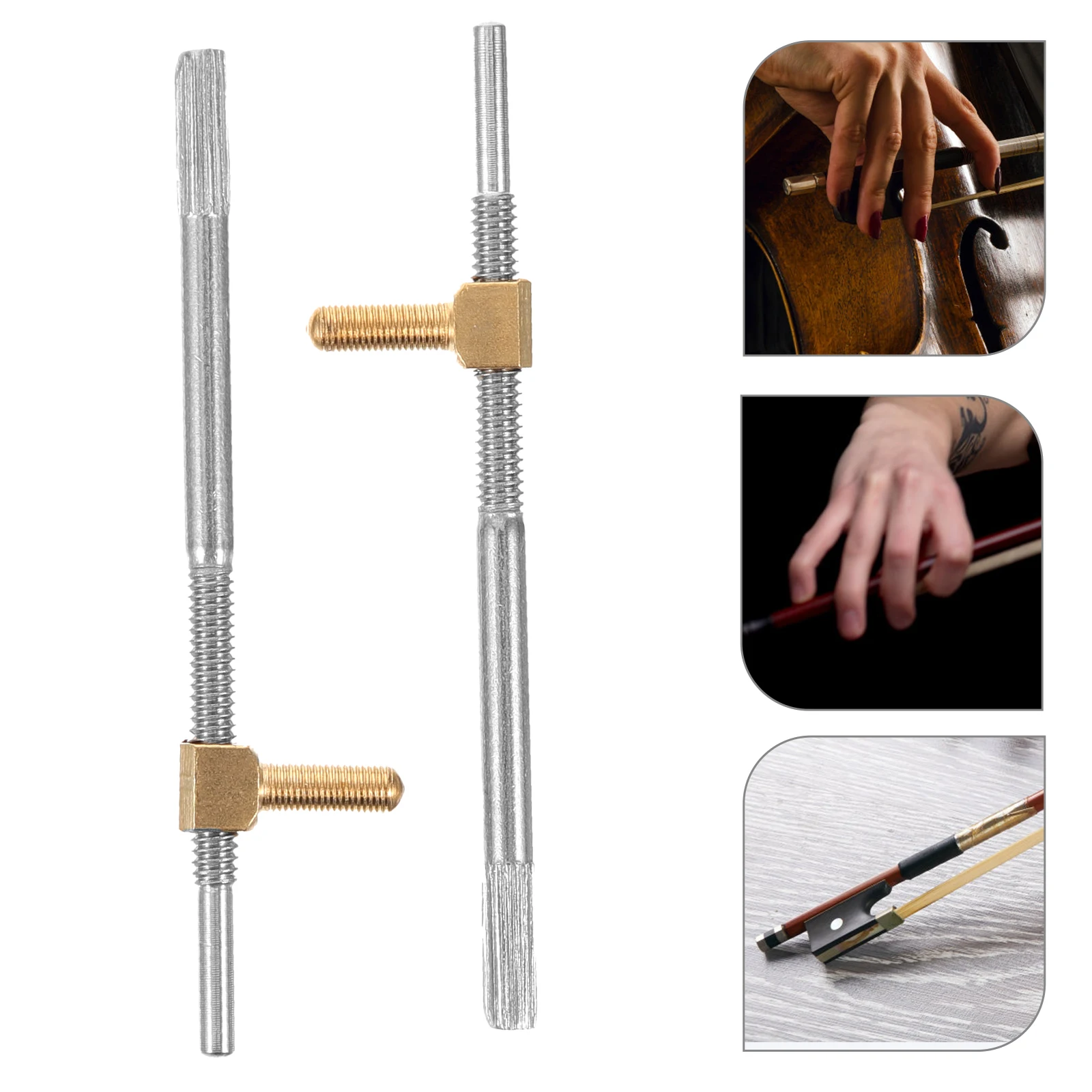 2pcs Metal Viola Accessories Sturdy Violin Bow Parts Replacement Viola Parts DIY Violin Accessory Frog Lightweight
2pcs Metal Viola Accessories Sturdy Violin Bow Parts Replacement Viola Parts DIY Violin Accessory Frog Lightweight