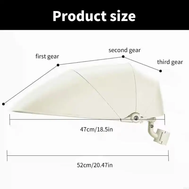 D5QA Universal Baby Strollers Sunshade Cover Pram Canopy Enjoy Sun Protections & Comfortable Use for Outdoor Activity
D5QA Universal Baby Strollers Sunshade Cover Pram Canopy Enjoy Sun Protections & Comfortable Use for Outdoor Activity