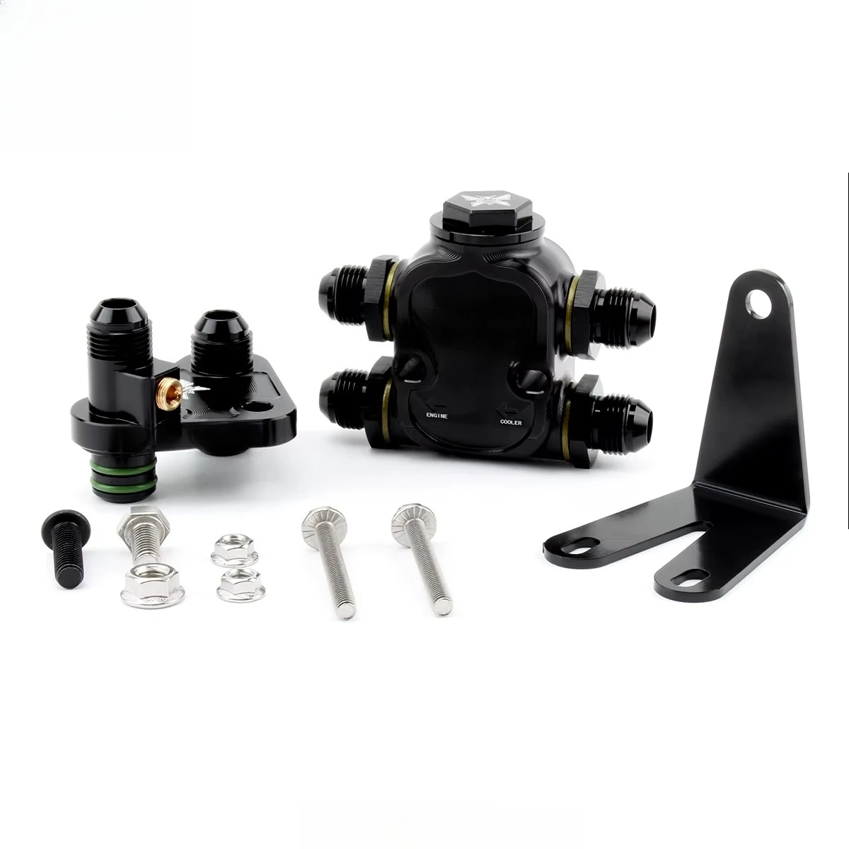 Thermostat Transmission Cooler Adapter for Ford F150 F-150 6R80 10R80 10R140 BT50 AN8
Thermostat Transmission Cooler Adapter for Ford F150 F-150 6R80 10R80 10R140 BT50 AN8