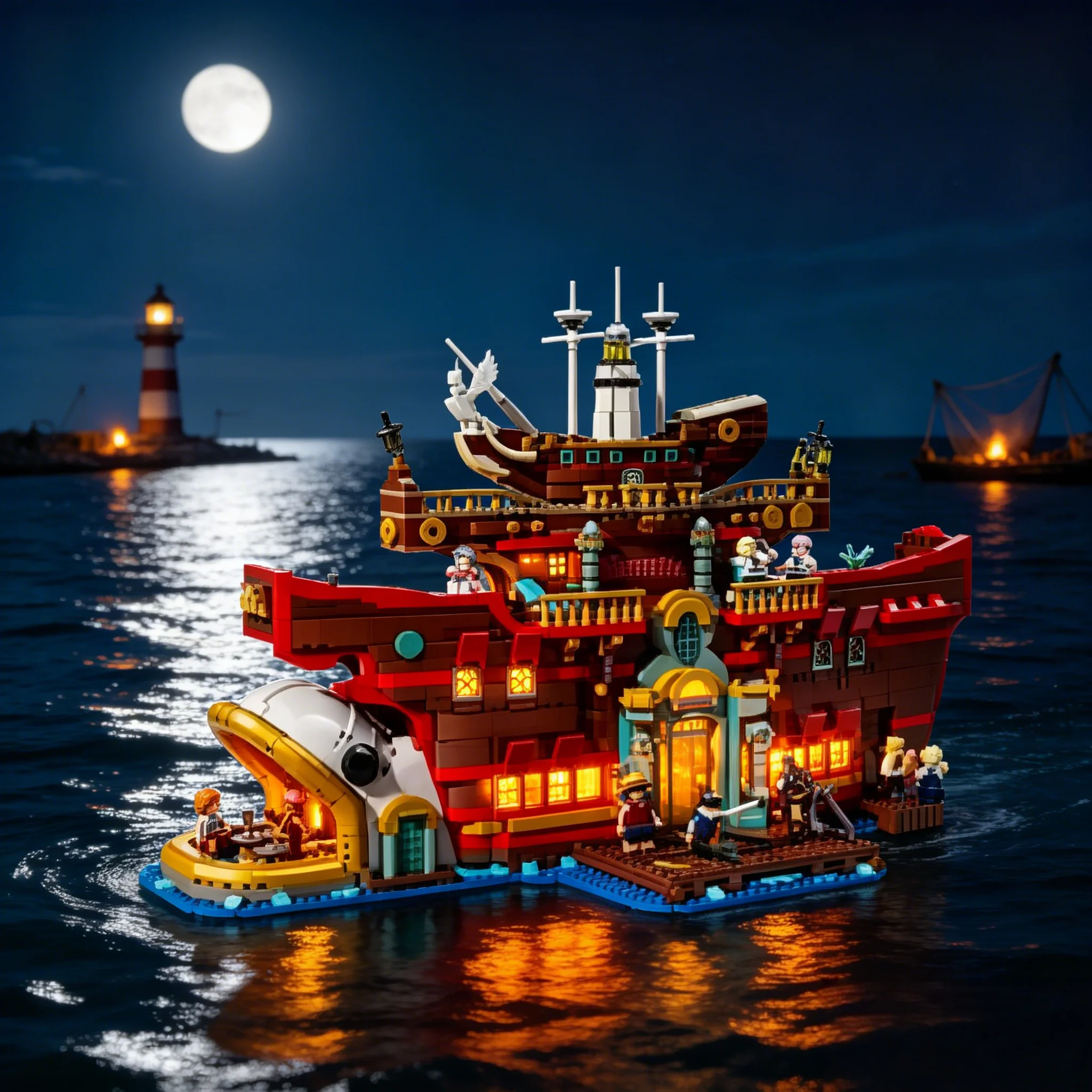 Red Pirate Ship Style Restaurant Model Kit DIY Assembly Perfect Party Favor Gift for Kids Adults
Red Pirate Ship Style Restaurant Model Kit DIY Assembly Perfect Party Favor Gift for Kids Adults