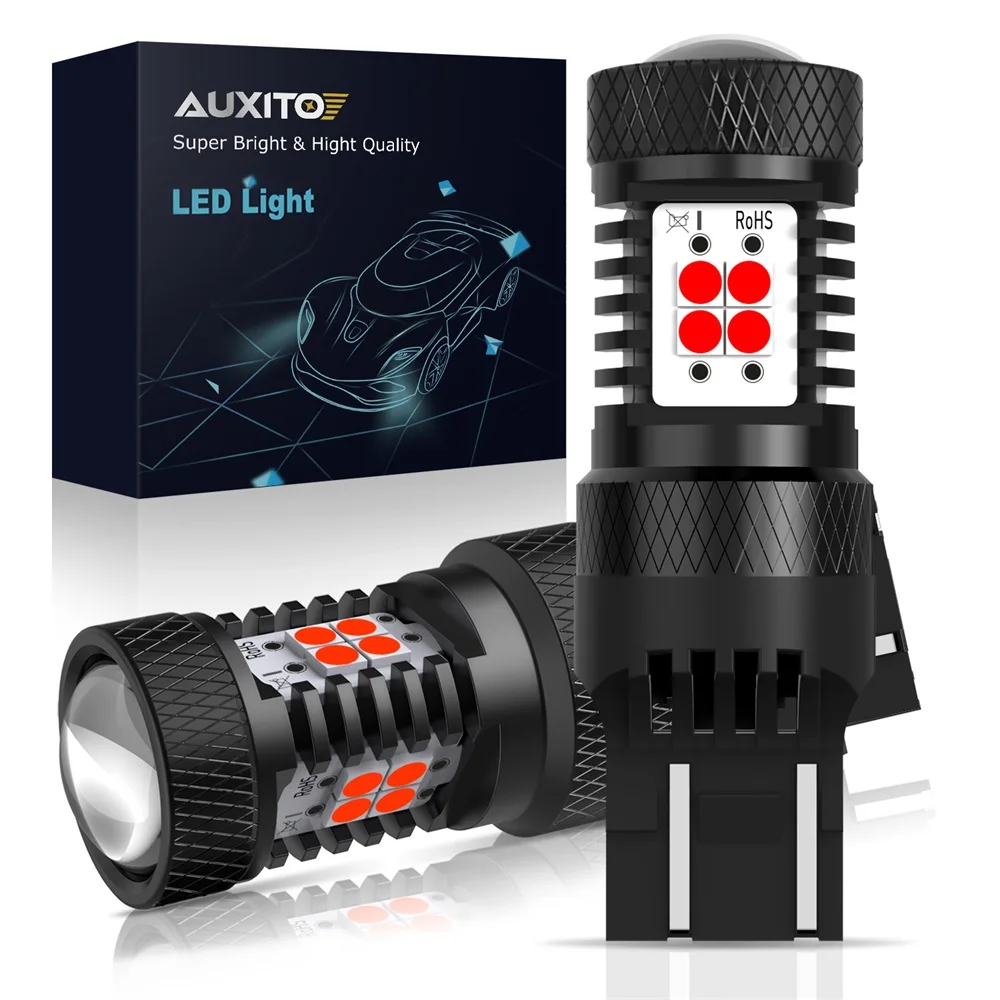 AUXITO 2Pcs 7443 W21/5W T20 Car LED Car Tail Brake Lights Red Yellow Turn Signal Lamp 7440 W21W For Car Lamp 12V Super Bright 
AUXITO 2Pcs 7443 W21/5W T20 Car LED Car Tail Brake Lights Red Yellow Turn Signal Lamp 7440 W21W For Car Lamp 12V Super Bright