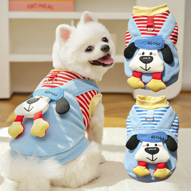 Autumn and winter hairless cat clothing supplies big dog pet velvet vest cute doll teddy than bear
Autumn and winter hairless cat clothing supplies big dog pet velvet vest cute doll teddy than bear