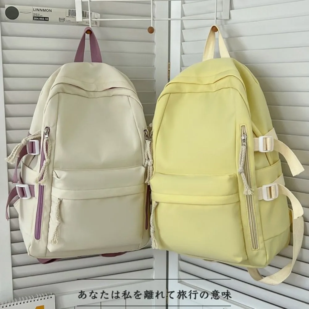 Waterproof Women's Backpack New Multiple Pockets Large Capacity School Bag Solid Color Book Bag Outdoor
Waterproof Women's Backpack New Multiple Pockets Large Capacity School Bag Solid Color Book Bag Outdoor