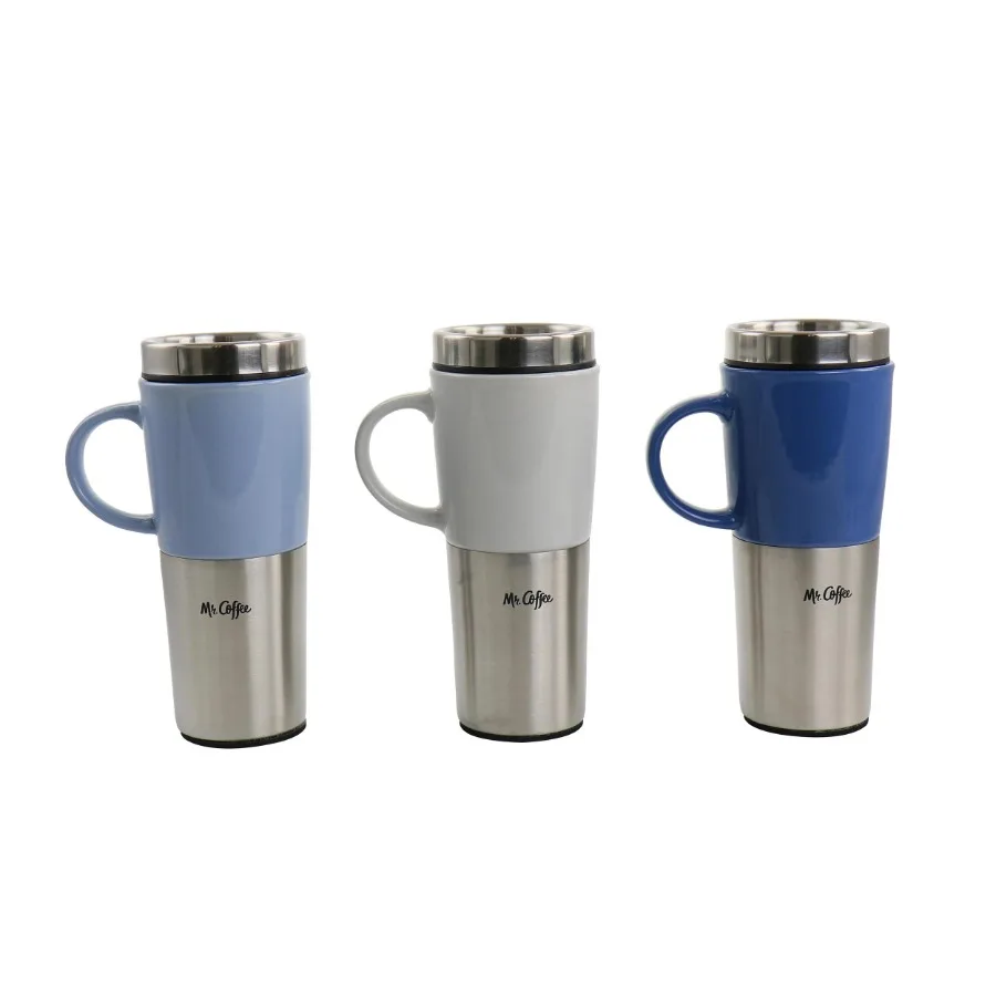 Travertine 16 oz. Stoneware and Stainless Steel Travel Mug with Lid set of 3 Assorted
Travertine 16 oz. Stoneware and Stainless Steel Travel Mug with Lid set of 3 Assorted