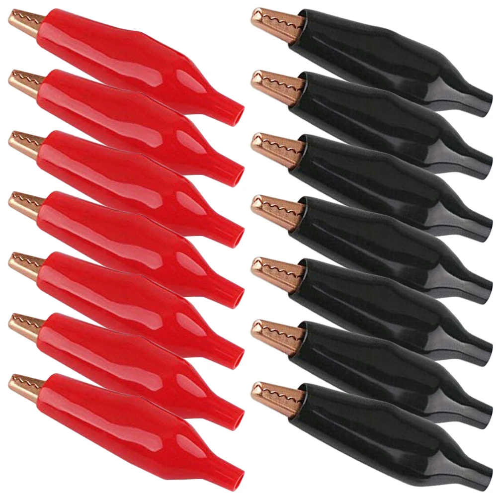 30pcs Crocodile Alligator Metal Insulated Rubber Electrical Clips Hand Single Spring A Shaped Durable
30pcs Crocodile Alligator Metal Insulated Rubber Electrical Clips Hand Single Spring A Shaped Durable