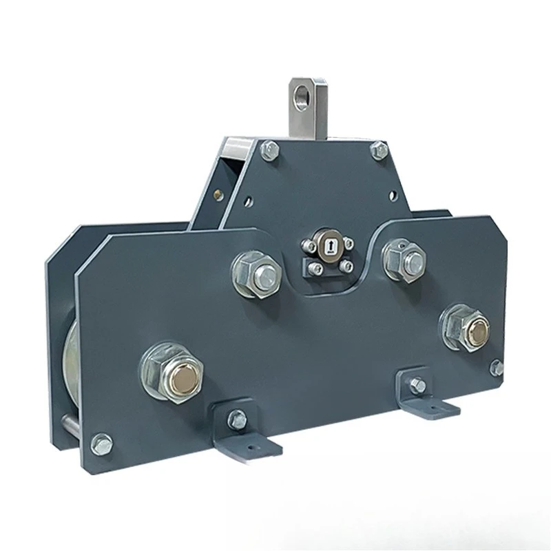 On-line tension detection sensor for wire rope in operation Dynamic tension detector Three pulley sensors
On-line tension detection sensor for wire rope in operation Dynamic tension detector Three pulley sensors