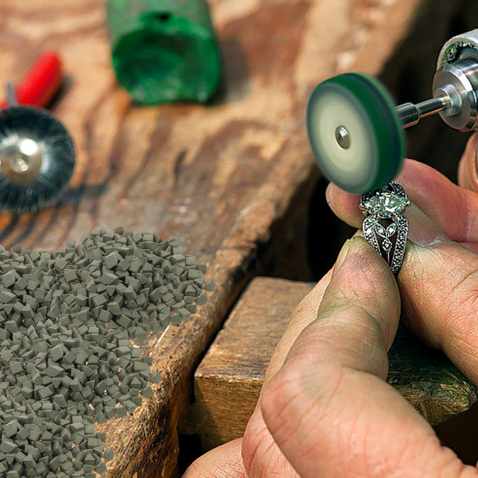 1 мешок для ювелирных изделий, абразивный керамический треугольный полировальный материал, абразив для быстрой шлифовки для машинного использования
1 мешок для ювелирных изделий, абразивный керамический треугольный полировальный материал, абразив для быстрой шлифовки для машинного использования