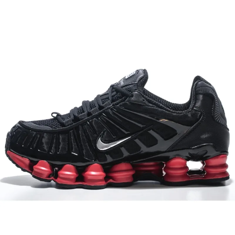 Nike Shox TL мужские/женские кроссовки Shox с технологией колонны, легкая динамическая поддержка, дышащая сетка из ТПУ CI0987-001BlackRed
Nike Shox TL мужские/женские кроссовки Shox с технологией колонны, легкая динамическая поддержка, дышащая сетка из ТПУ CI0987-001BlackRed